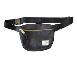 HERSCHEL SUPPLY CO. Settlement Hip Pack Black Waist Bag Adjustable Strap